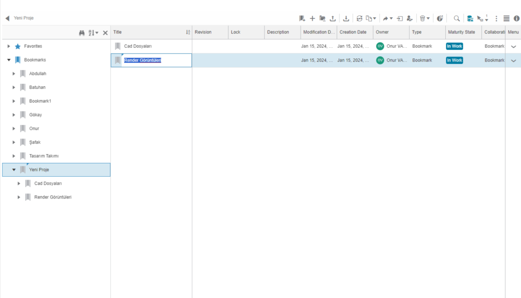 3DEXPERIENCE Bookmark Editor ile Dosyalarınızı Nasıl Organize Edersiniz
