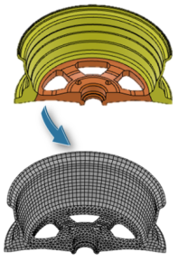 Partion Hex Mesh